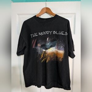 Vintage The Moody Blues Black Graphic T-Shirt XL